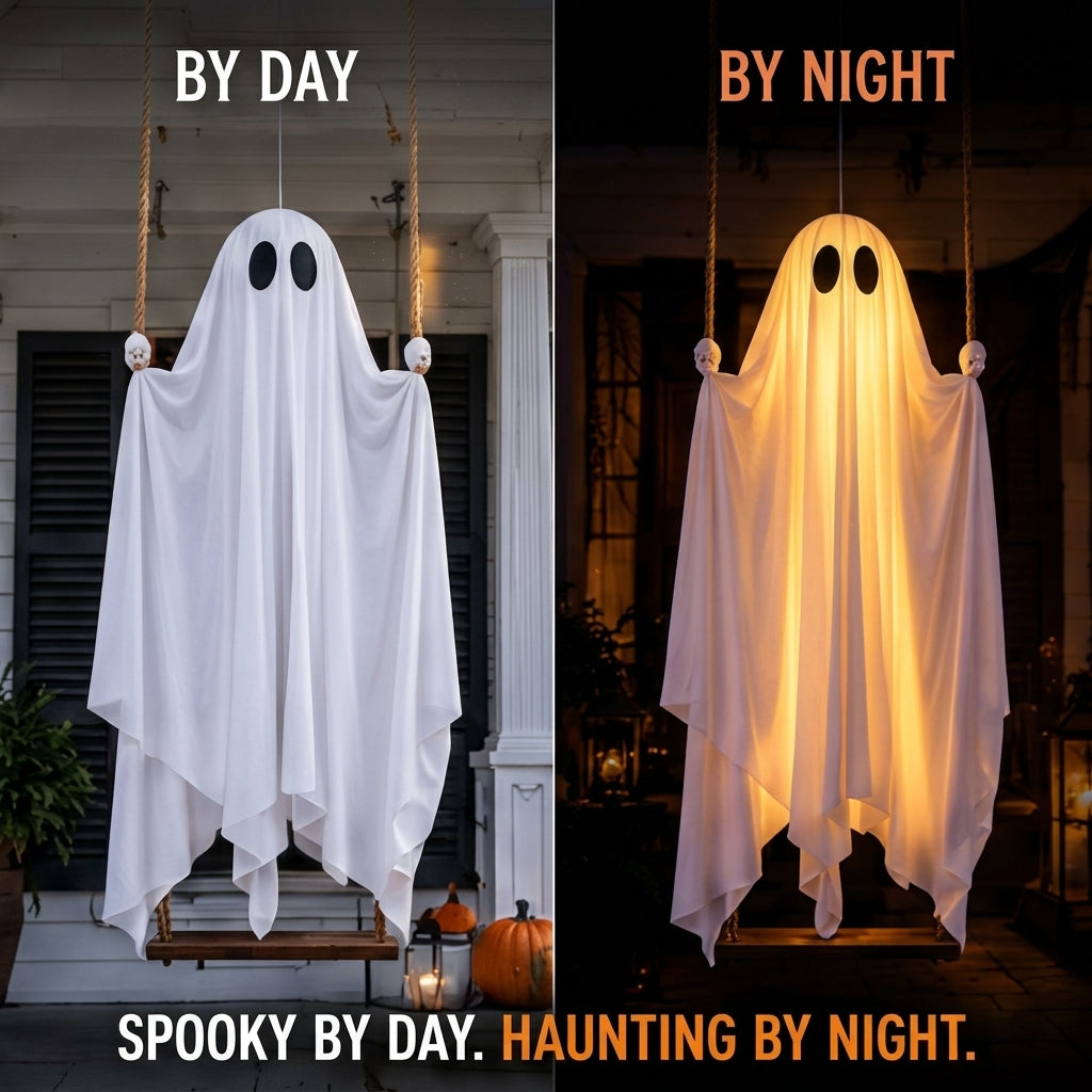 Hallowa™ - 5FT Light-Up Hanging Ghost