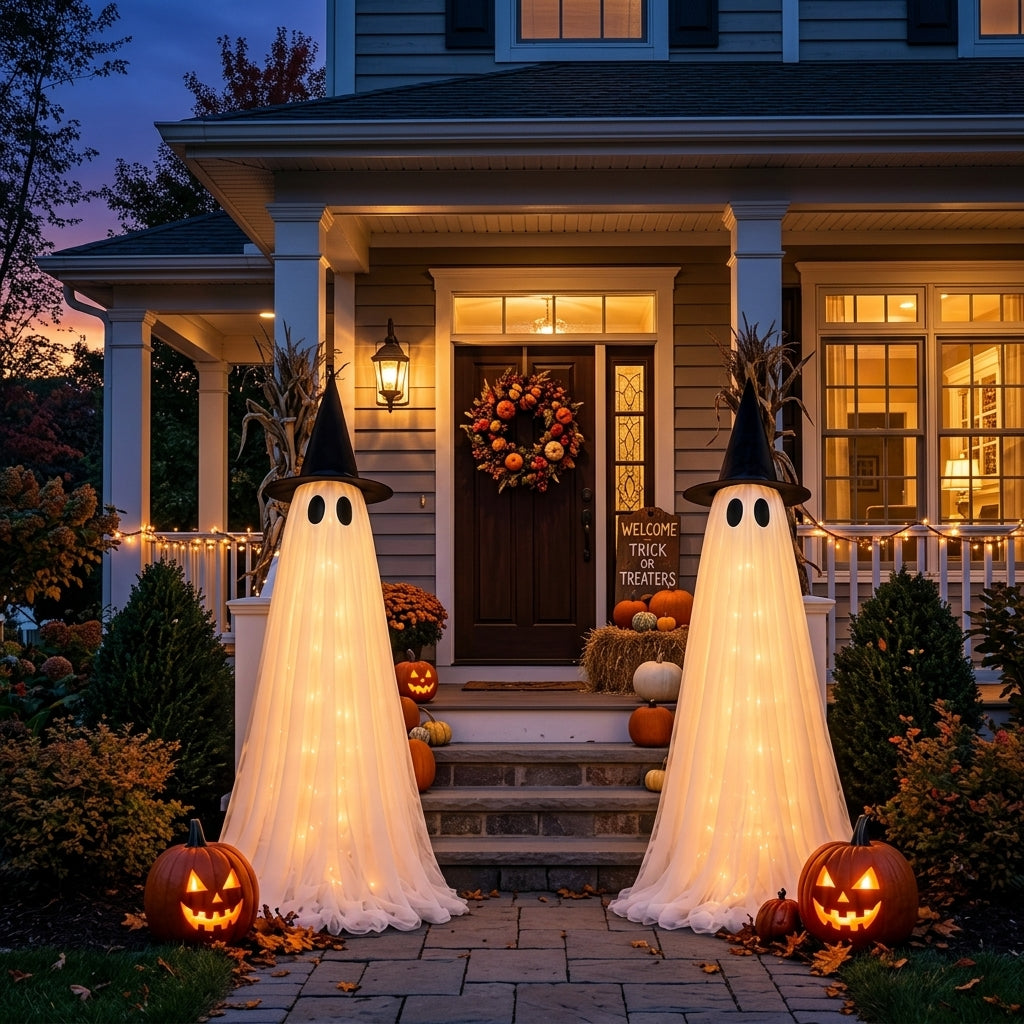 Hallowa™ - 2-Pack 5FT Light-Up Ghosts