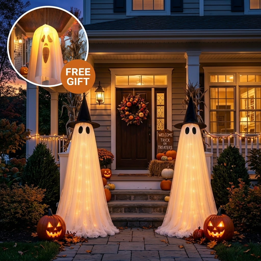 Hallowa™ - 2-Pack 5FT Light-Up Ghosts